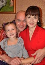 На съемках фильма "Попытка Веры"