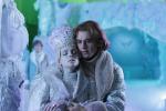Анна Снаткина на съёмках фильма "Тайна Снежной королевы"
