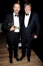 Хью Лори и Стивен Фрай на вечеринке GQ Человек года