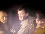 кадр из фильма-спектакля "Такой станный вечер в узком семейном кругу" 1985 г. актёры П.Морозенко,Р.Афанасьев,А.Ильин