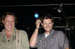 Jensen and Steve Carlson at Crhis Kane's bday gig in Portland in 2009