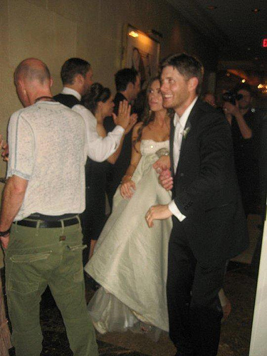 с мужем на свадьбе