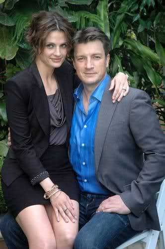 Nathan Fillion and Stana Katic
