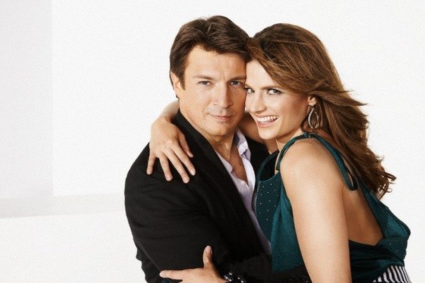 Nathan Fillion and Stana Katic