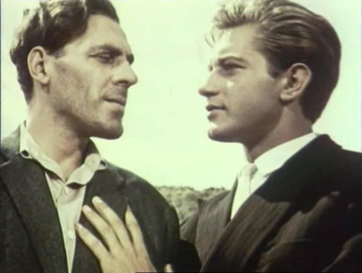 кадр из фильма &quot;Роман и Франческа&quot; 1960 г. актёры П.Морозенко и А.Скибенко