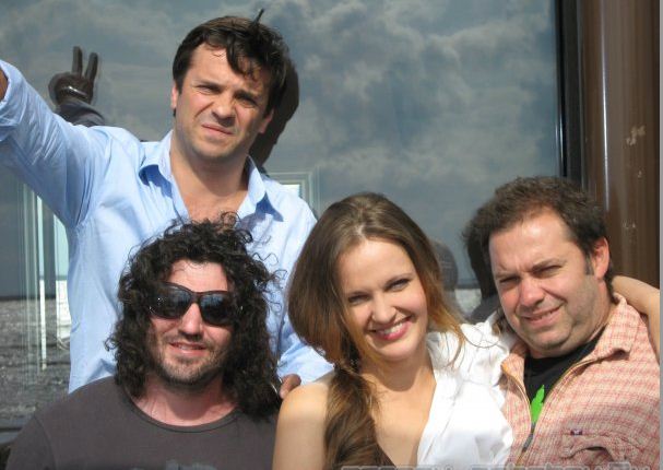 Съёмки Гаишники-2 Последний патрон 2010:Сергей и Ксения Кузнецова.