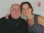 Анна с режиссёром сериала "На солнечной стороне улицы"с Валерием Усковым