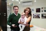 Оскар Кучера с супругой Юлией и дочерью Алисией. 
http://oskarkuchera.ru/