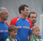 Андрей Чернышов в Кемерове 12 июня в  благотворительном футбольном матче "Сила России-2".