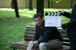 Андрей Чернышов на съёмках сериала "Общая терапия"