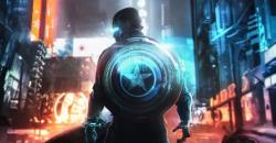 Капитан Америка Cyberpunk 2077 Art - видеоигра, которую мы заслужили