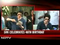 SRK celebrates birthday with fans