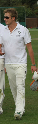 Крикет, 2014 год. Брэдли — капитан.