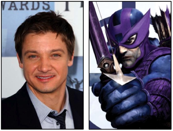 Jeremy Renner Close to Playing Hawkeye in The Avengers.