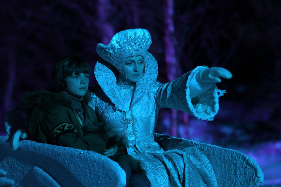 Анна Снаткина на съёмках фильма &quot;Тайна Снежной королевы&quot;