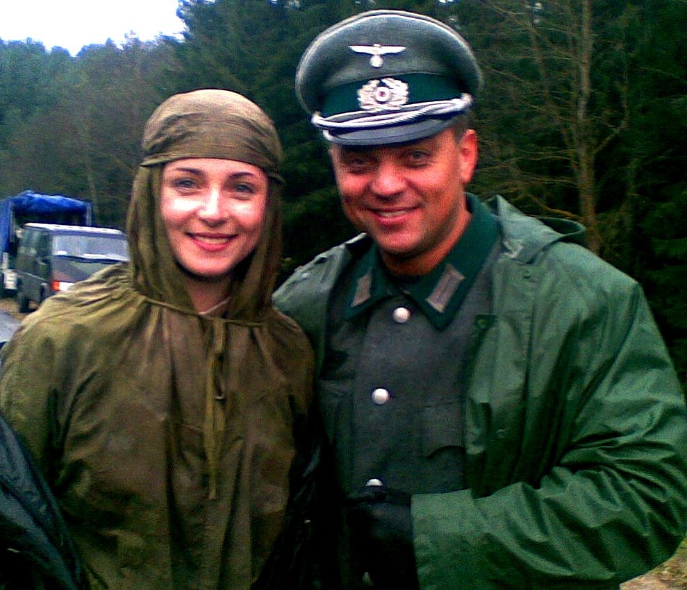 Анна Снаткина на съёмках сериала &quot;Спасти или уничтожить&quot; в Минске.