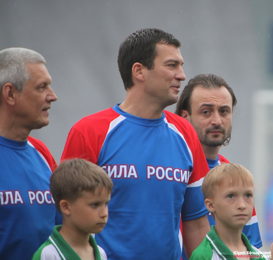Андрей Чернышов в Кемерове 12 июня в  благотворительном футбольном матче &quot;Сила России-2&quot;.