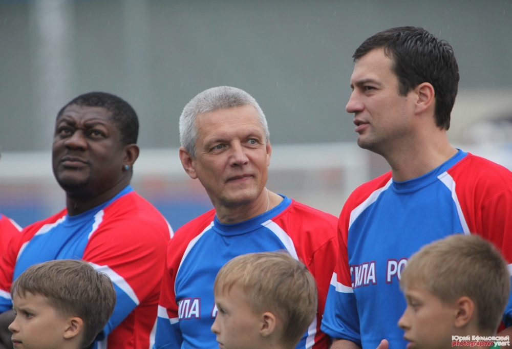 Андрей Чернышов в Кемерове 12 июня в  благотворительном футбольном матче &quot;Сила России-2&quot;