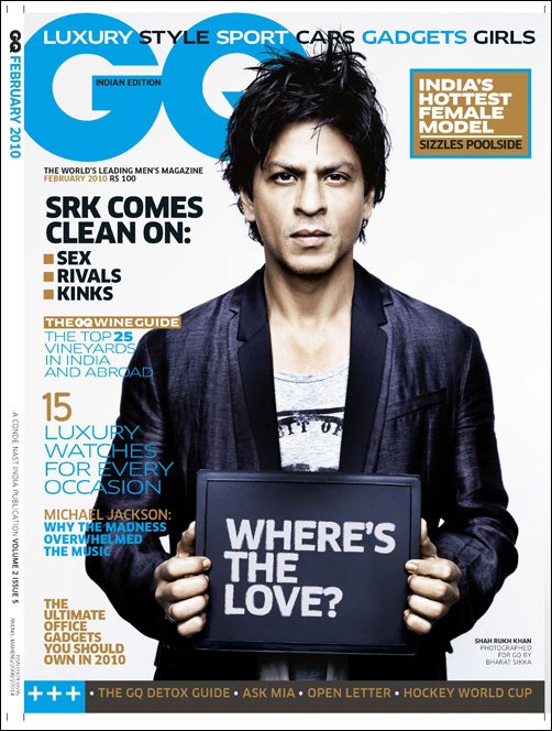 shahrukh khan, gq