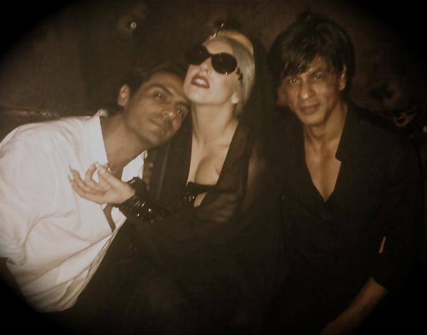 Lady Gaga с SRK и Арджун Рампал